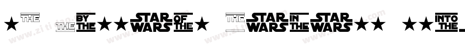 SF Distant Galaxy Symbols Italic字体转换